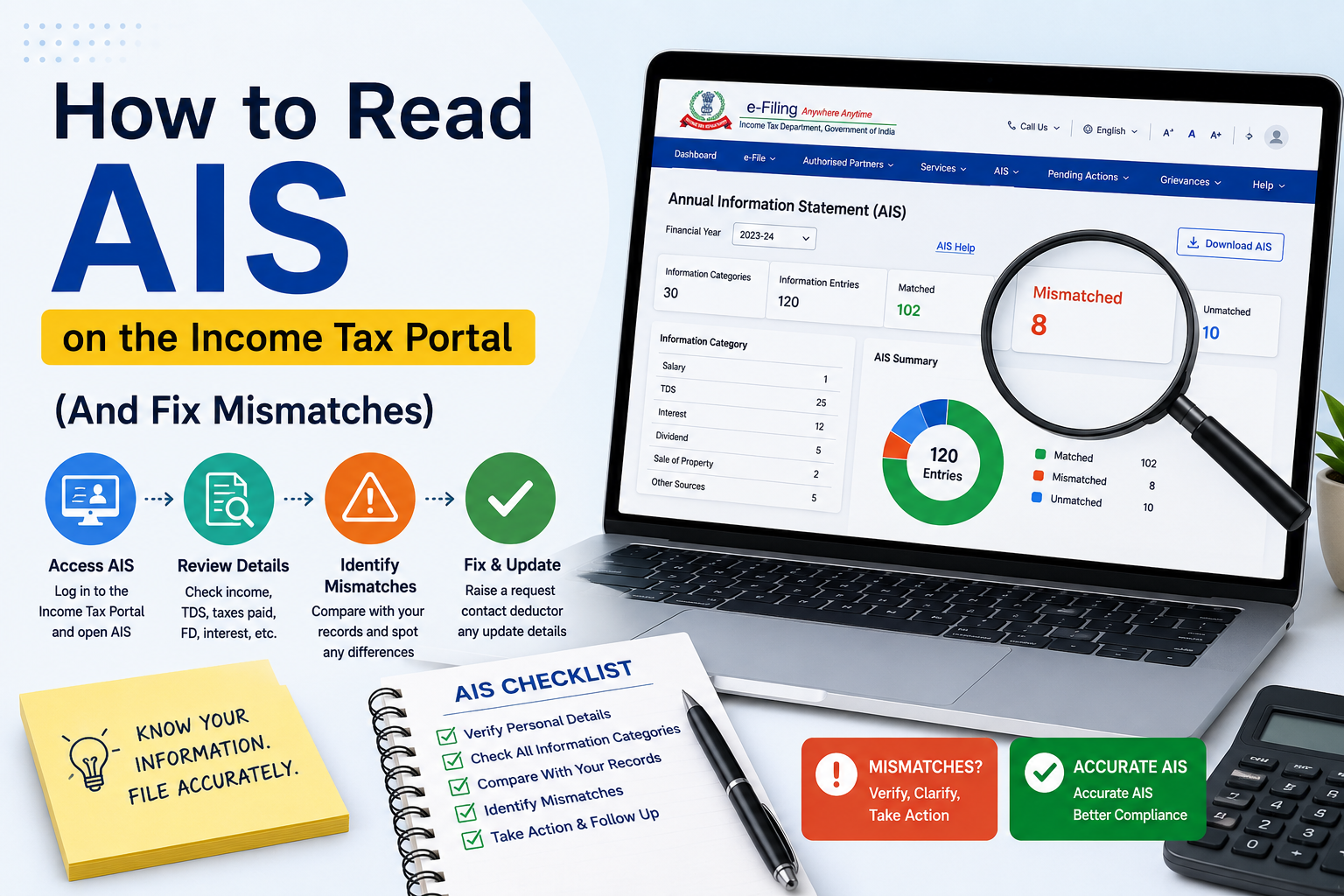 How to Read AIS on the Income Tax Portal (And Fix Mismatches)